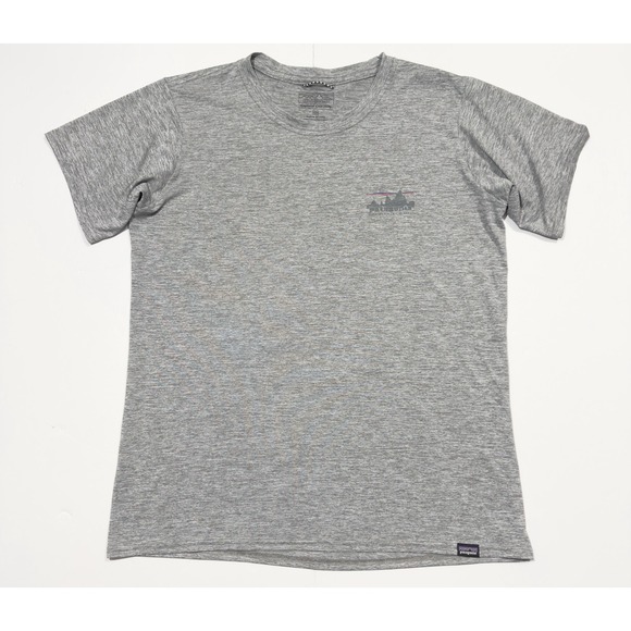 Patagonia Capilene Cool Daily UPF Shirt Short Sleeve Crew Neck Trail Running M - Picture 2 of 7